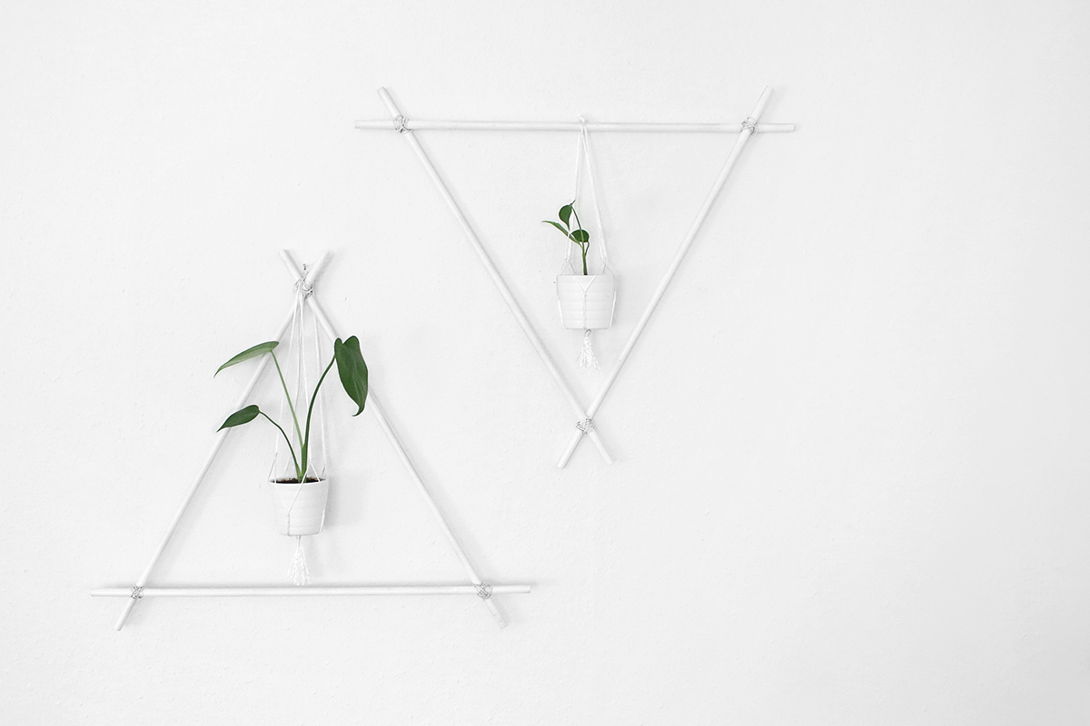 DIY wall decor with plants || Katarina Natalie