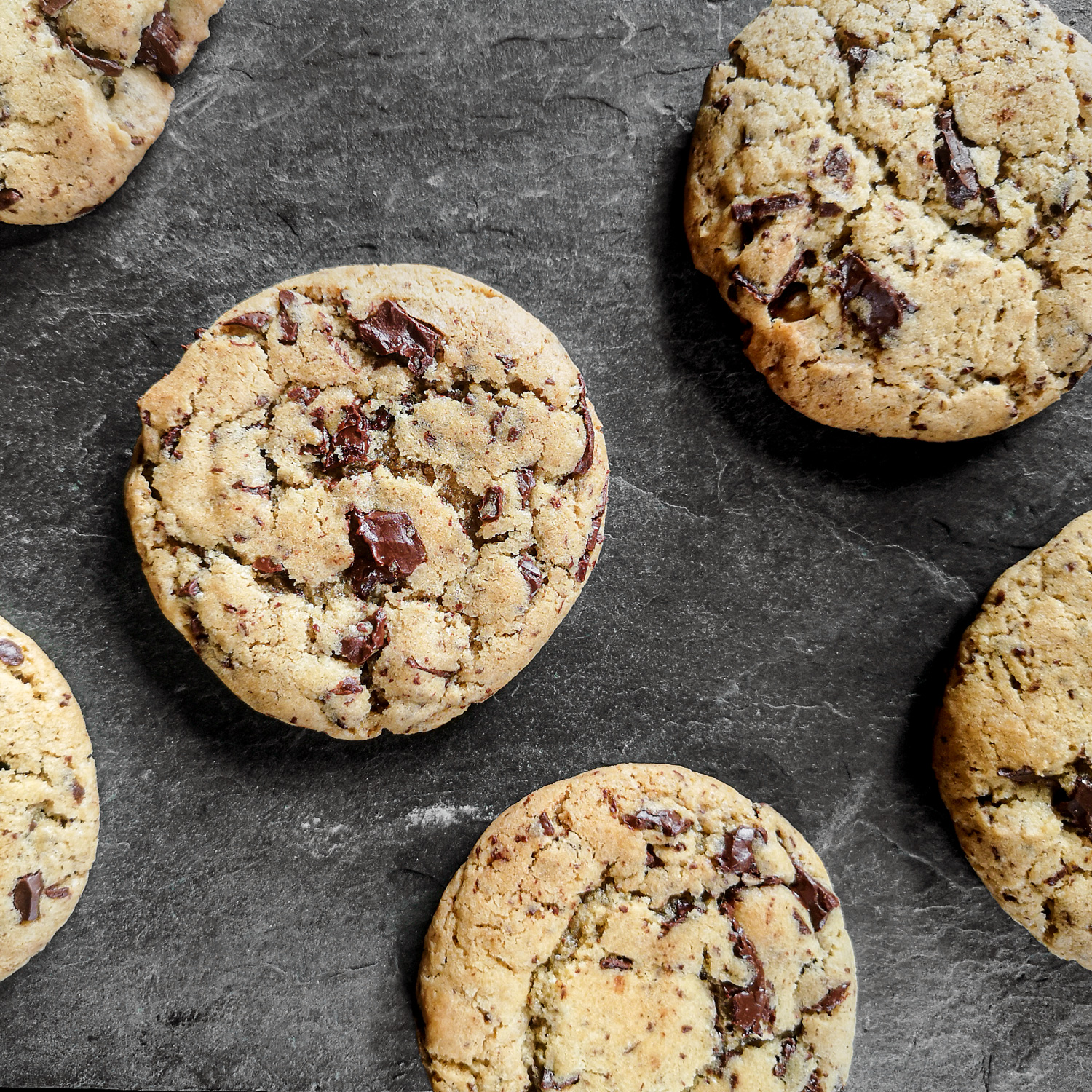 Lækre nemme chocolate chip cookies