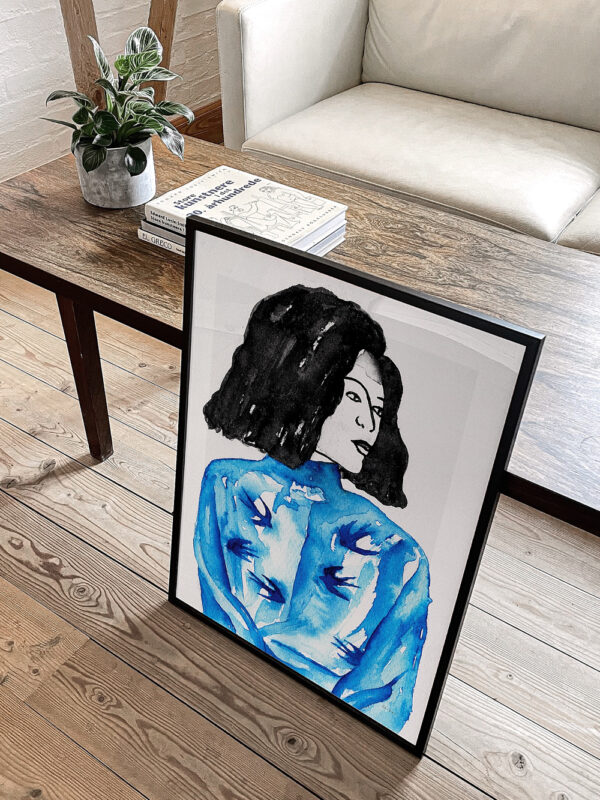 Ofelia Kunstplakat - Indretning og plakater fra KANA ATELIER